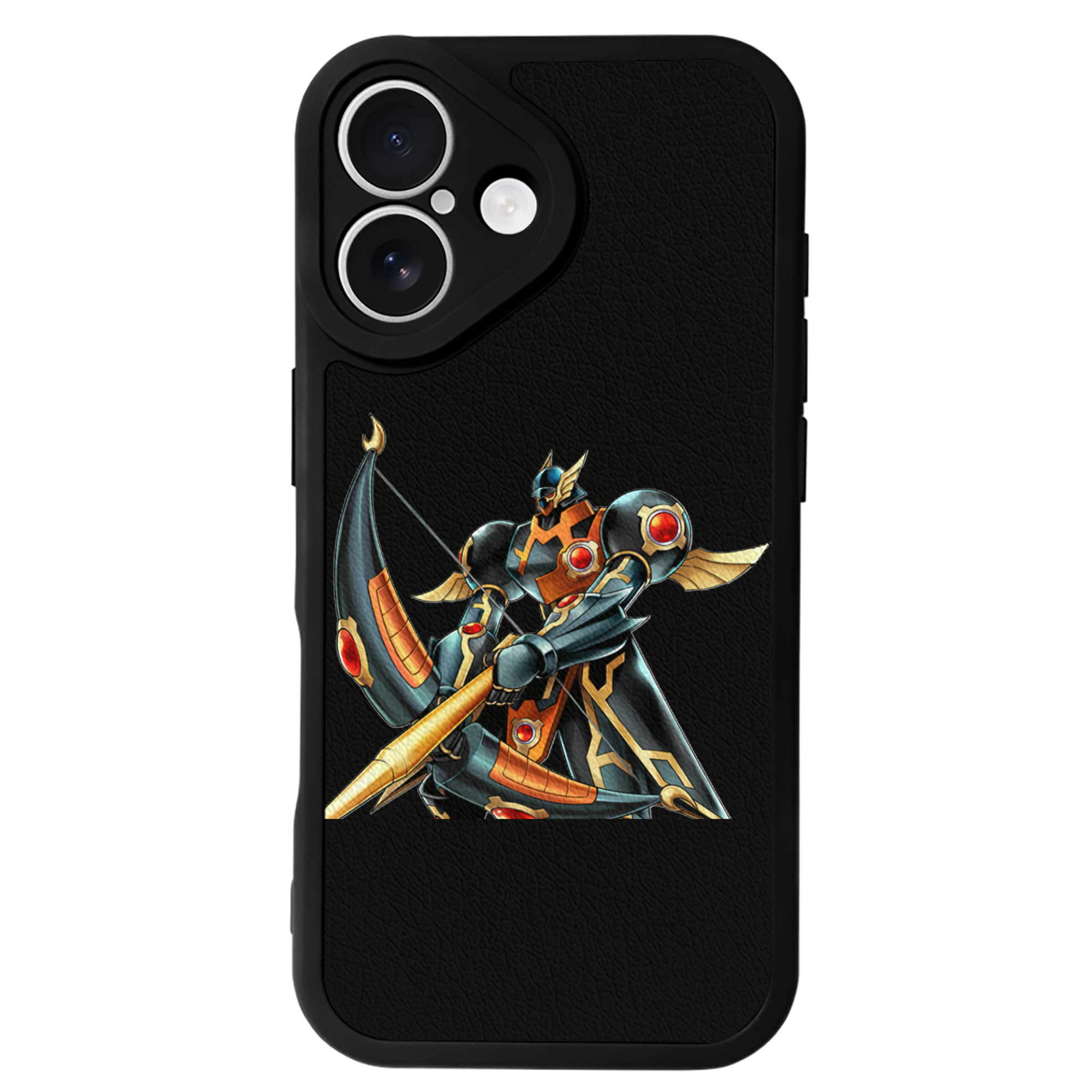 （画像用） 遊☆戯☆王 Yu-Gi-Oh! 【iPhone 16シリーズ対応】シリコンスマホケース（レザー調） 材質：シリコン